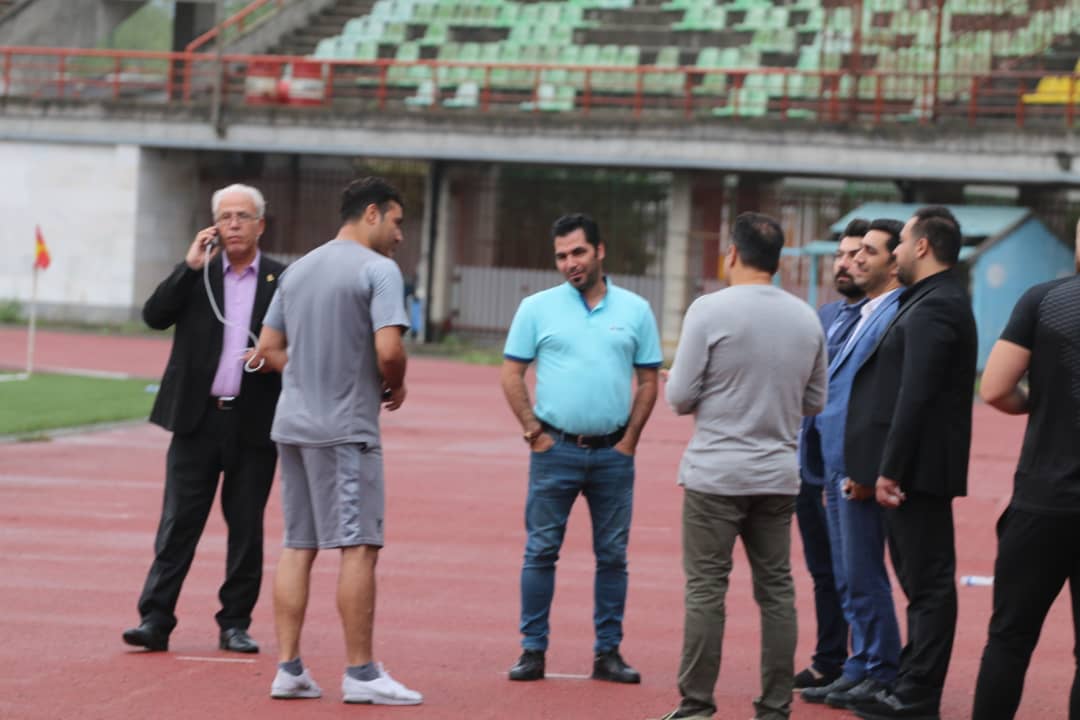 گزارش تصویری از تمرین عصر پنجشنبه با حضور مالک تازه