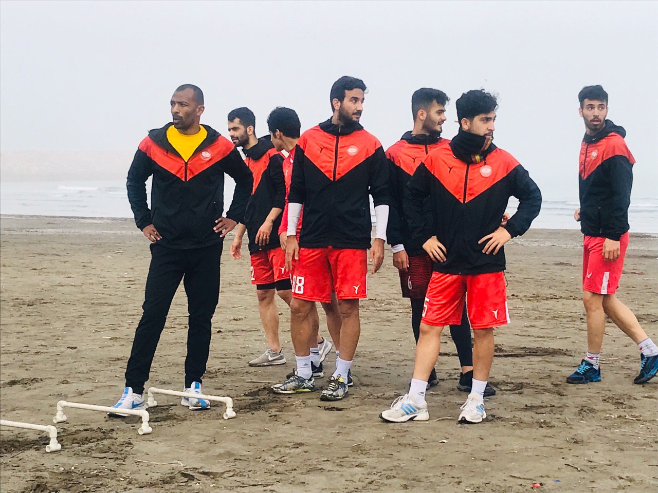 گزارش تصویری از تمرین بدنسازی صبح سه شنبه