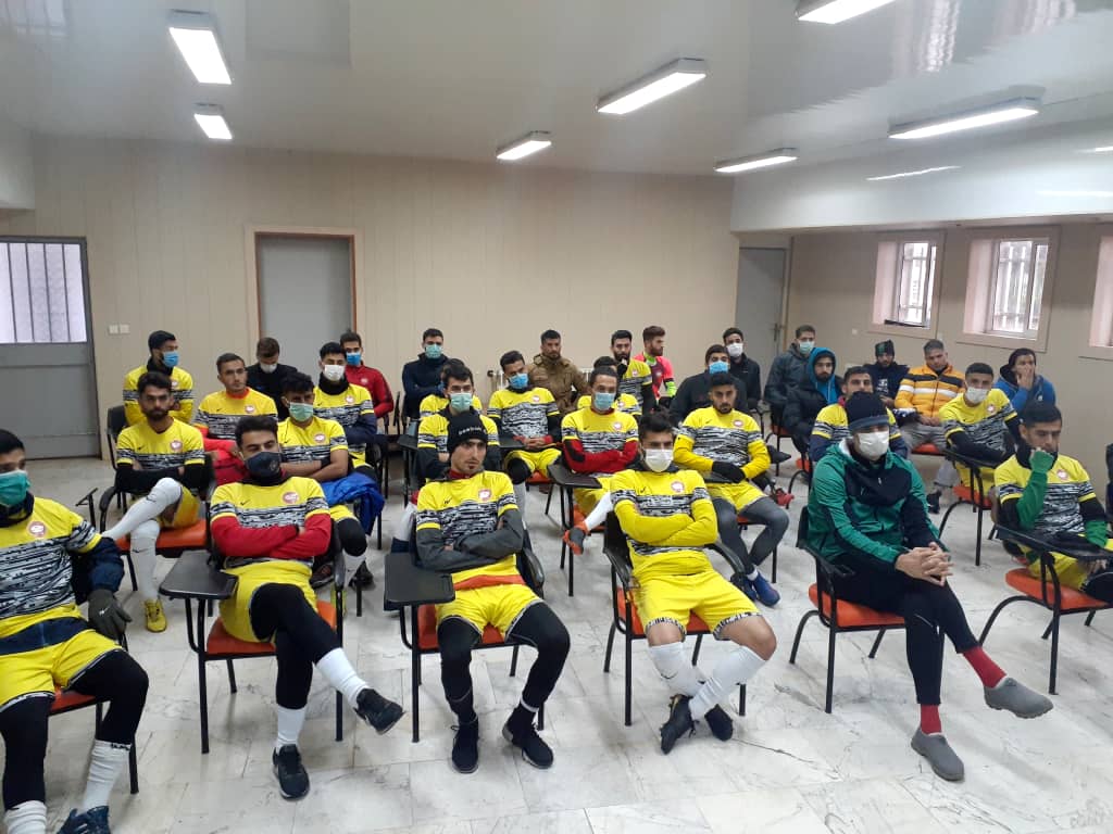 گزارش تصویری از تمرین بارانی روز یکشنبه