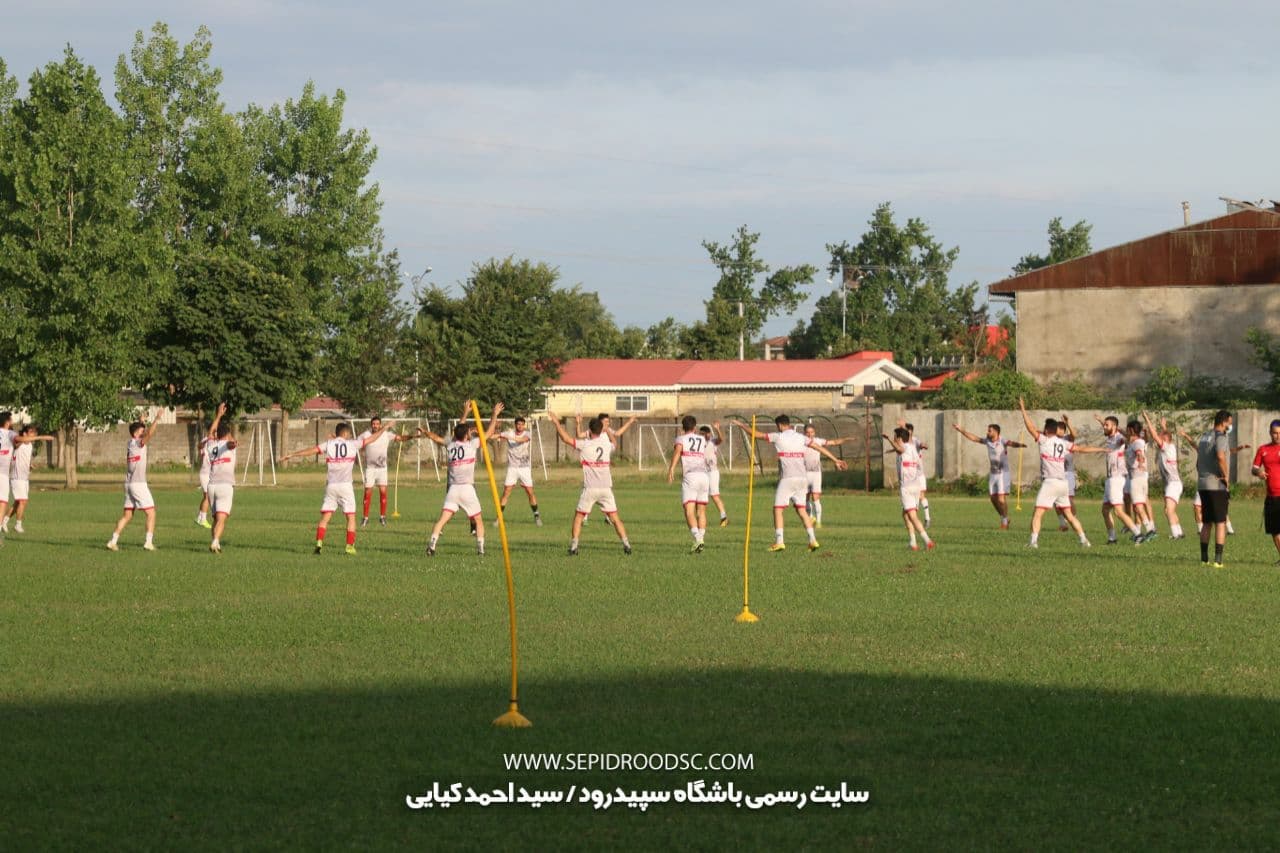 گزارش تصویری از تمرین عصر شنبه سپیدرود رشت