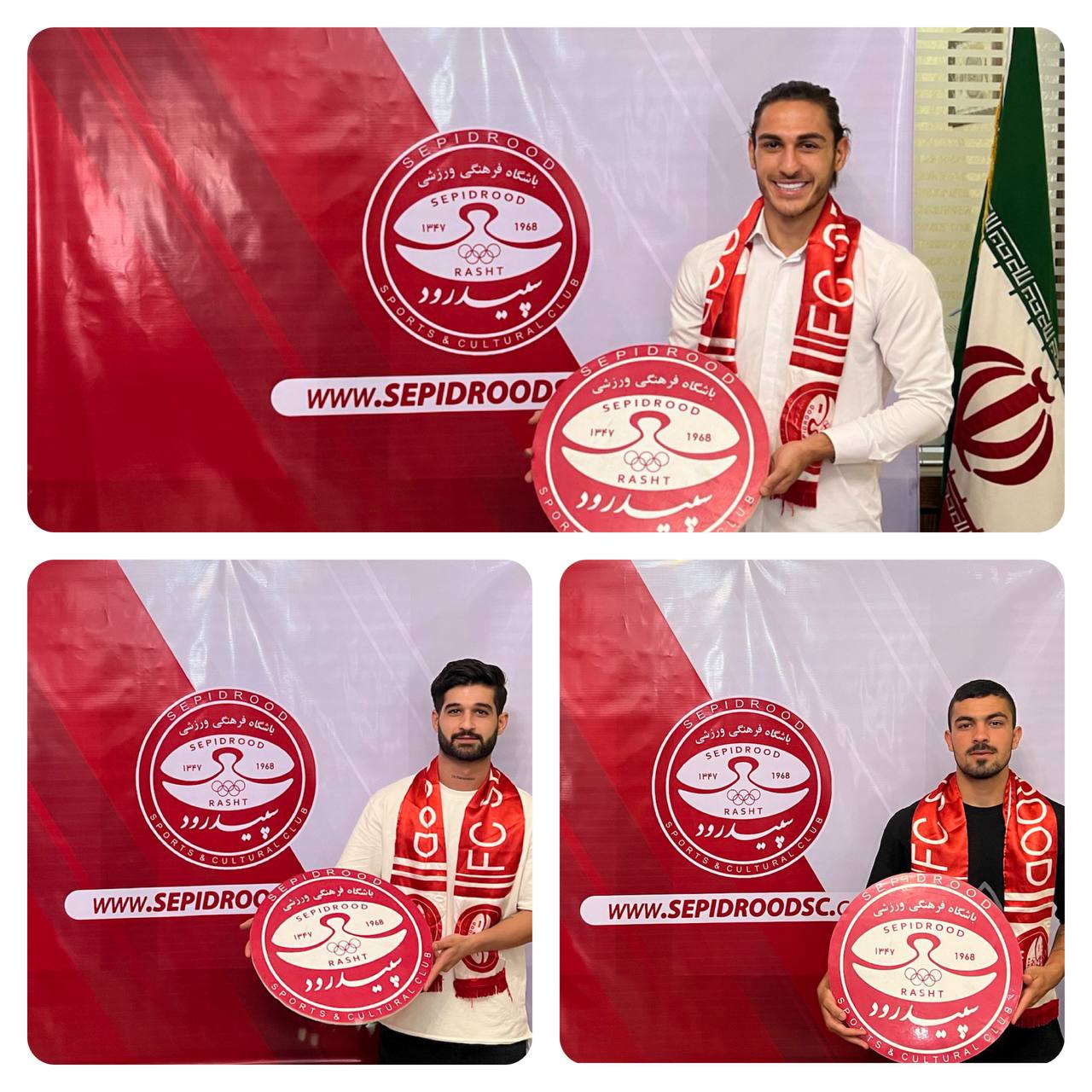 ربیع زاده، بیجاری و امیرحسین صالحی تمدید کردند + عکس