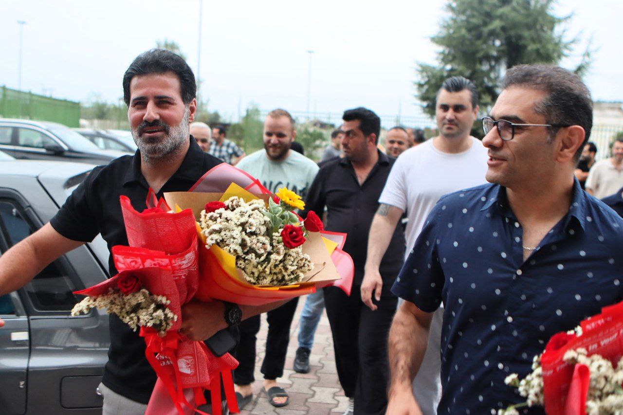 پاگشای هواداران سپیدرود برای مهندس بهارمست و علی عشوری زاد